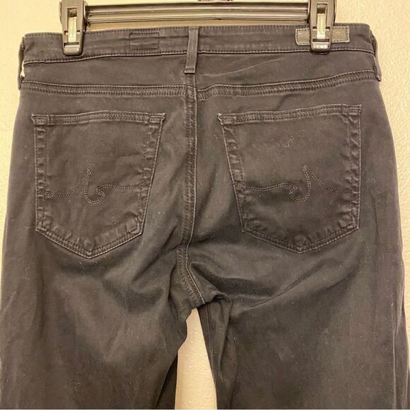 AG Adriano Goldschmied Prima Mid Rise Cigarette Jeans denim Black modal 27R - Picture 5 of 13